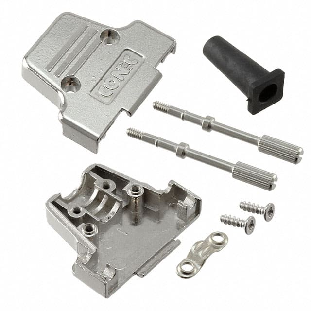 165X17319X Conec  Capots de connecteurs D-Sub en forme de D